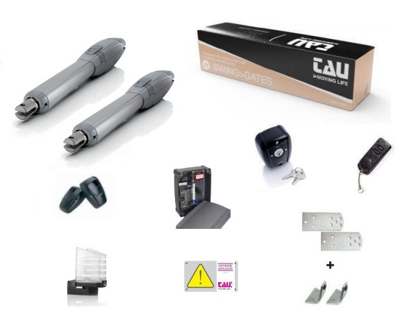 TAU Kit Automazione Battente 3+3mt Stelo